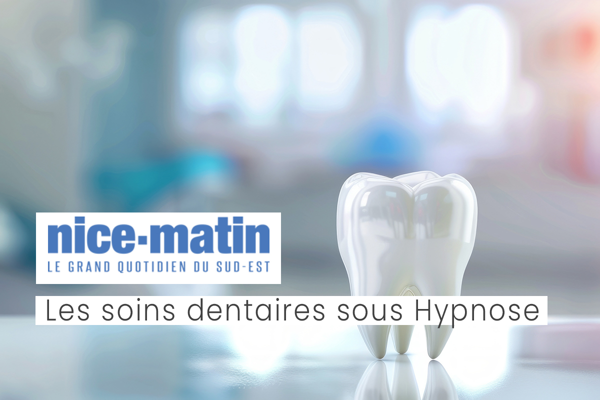 Article de Brice Lemaire dans Nice Matin "Les soins dentaires sous Hypnose"