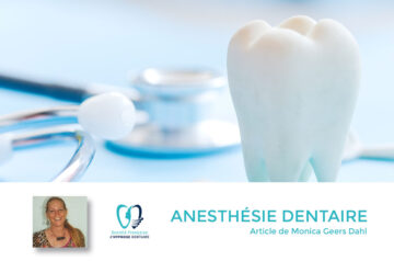 Article Monica Dahl : Anesthésie dentaire
